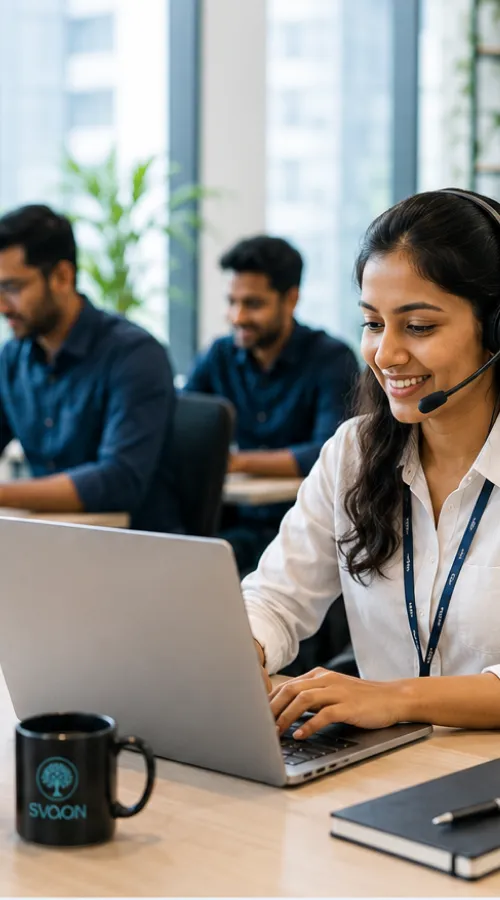 SVaaN Global Tech team member ready to answer MVP development questions