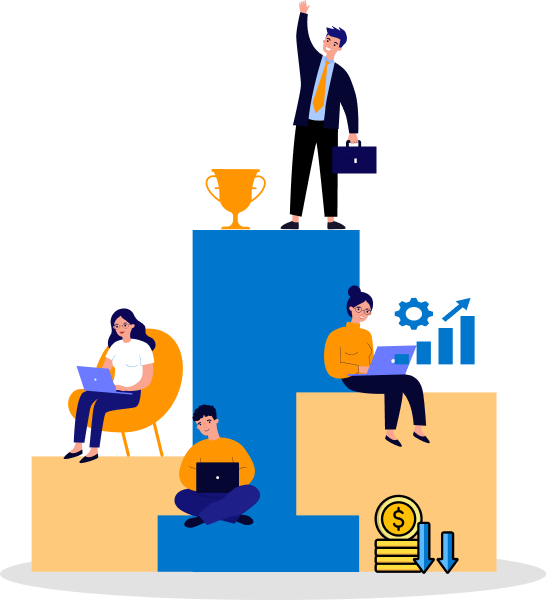 POC development services illustration showing idea validation and prototype engineering